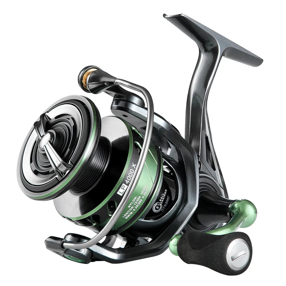WR III X Series Fishing Spinning Reels, 5.2:1 Durable Gear MAX Drag 28lb