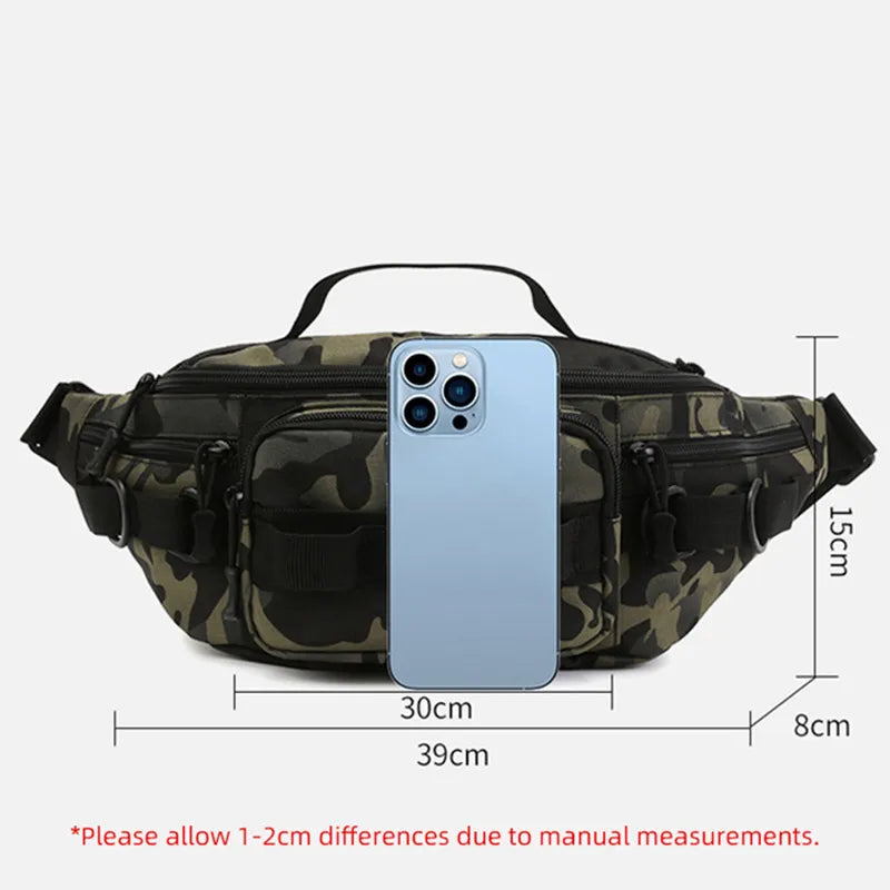 Multifunctional Waterproof Fishing Lure Bag Waist Chest Backpack